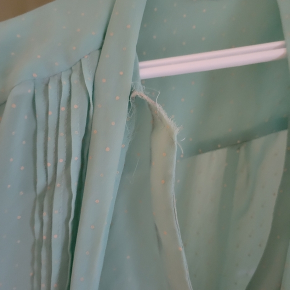 Ricki's Women's XL Mesh Tie Button Up Tshirt Blouse - Picture 2 of 3